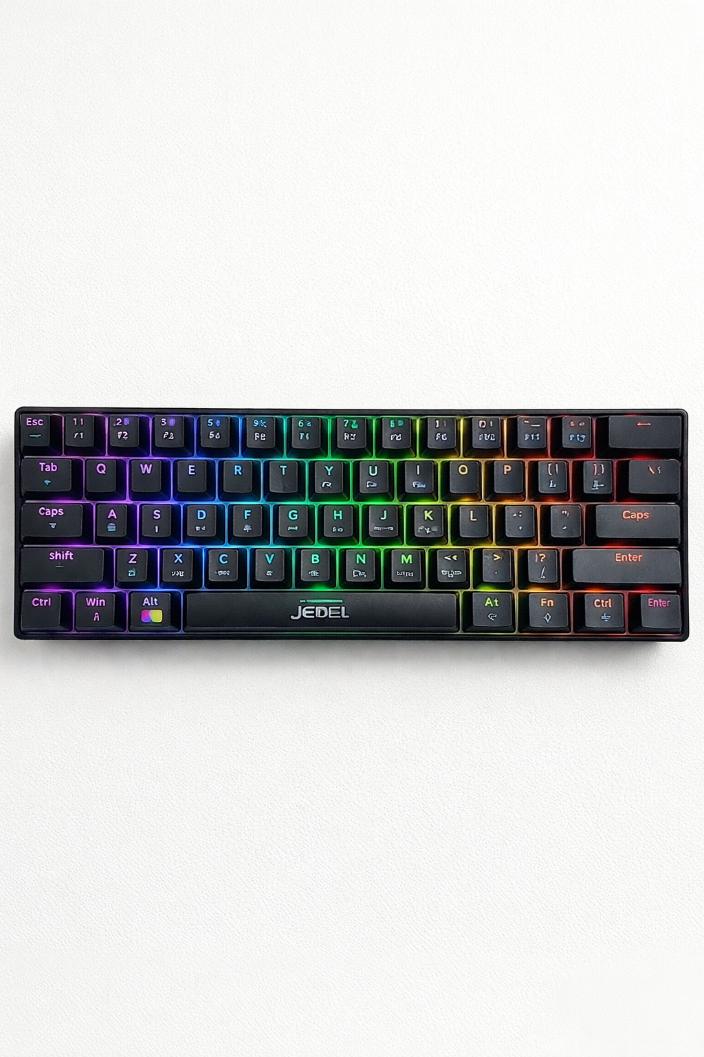JADEL KL61 Wireless MECHANICAL Keyboard (BLEU SWITCH) black