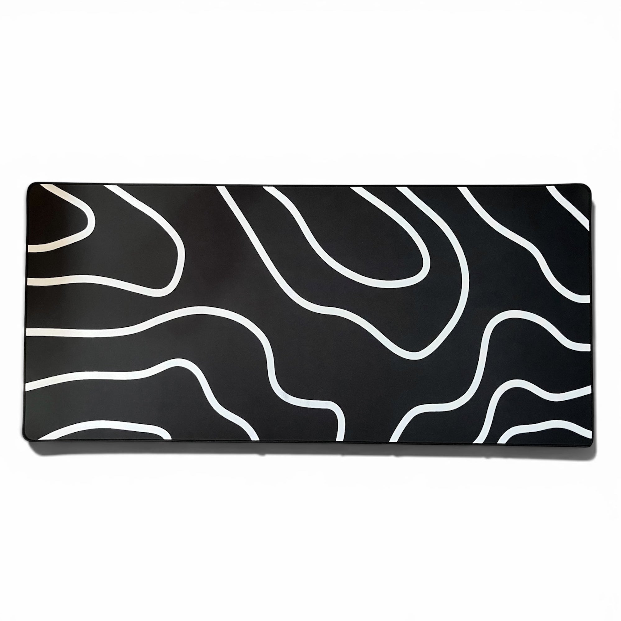 SPIN CART Mousepad 90x40cm black and white