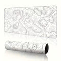 mouse pad white/black 80x30cm