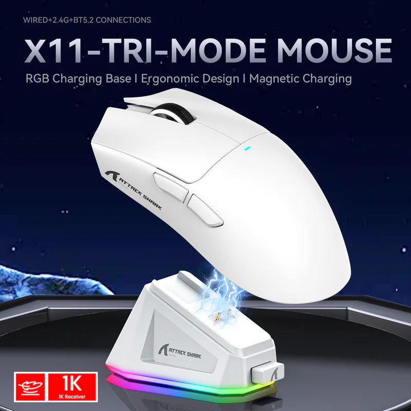 ATTACK SHARK X11 Wireless Gaming Mouse