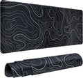 Topographic mouse pad 90x40cm 3mm Black