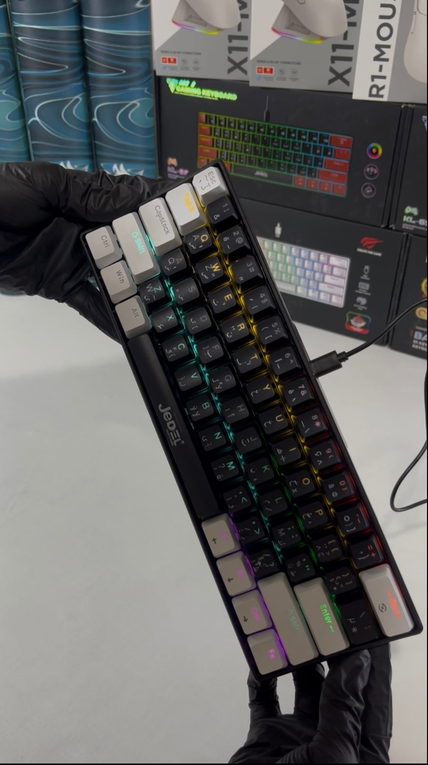 JADEL KL-69 Mechanical Keyboard blue switch (Wired)