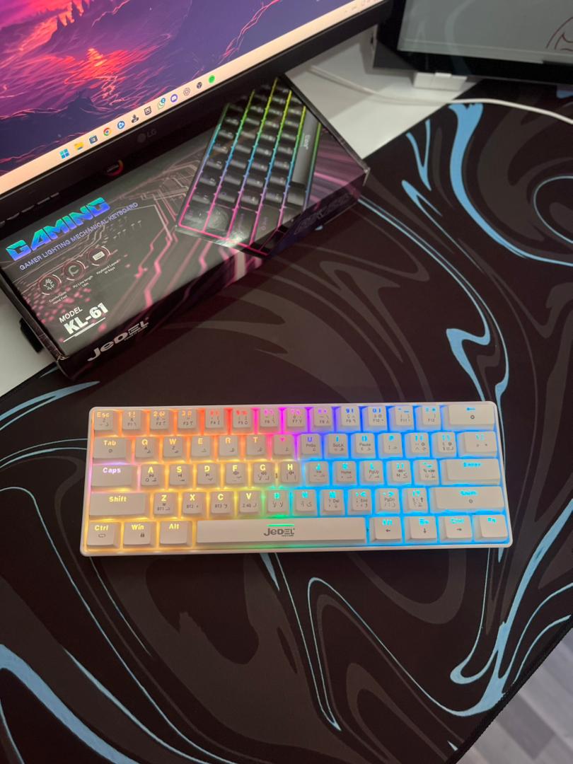 JADEL KL61 Wireless MECHANICAL Keyboard (RED SWITCH)