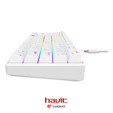 HAVIT Mechanical Keyboard KB903L RGB White